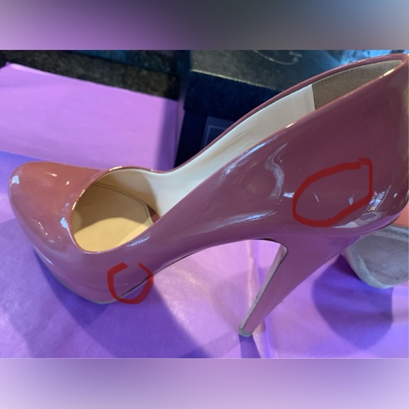 PRADA Calzature Donna Round Toe Heels ~ EU Size 40/US 9.5 ~ color Nero/Blush - Picture 8 of 12